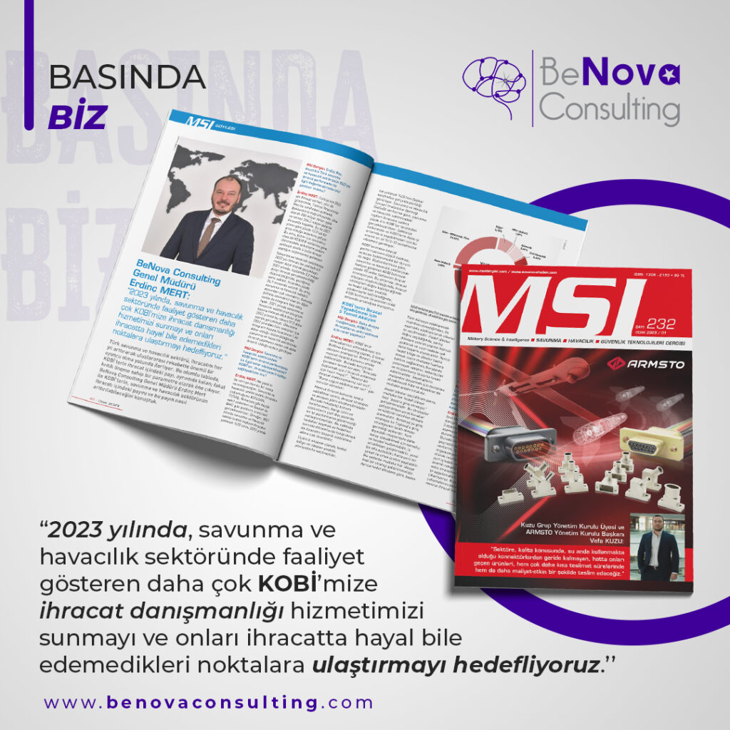 MSI Dergisi İhracat Söyleşisi Ocak 2023